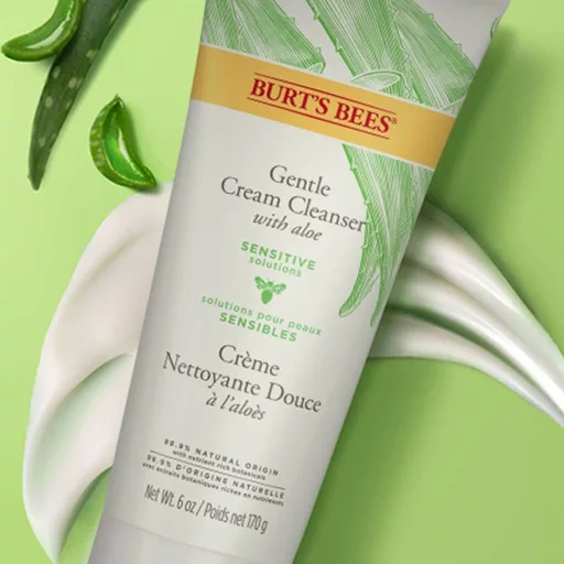 Burt’s Bees Gentle Cream Cleanser arctisztító érzékeny bőrre, natúr összetevőkkel