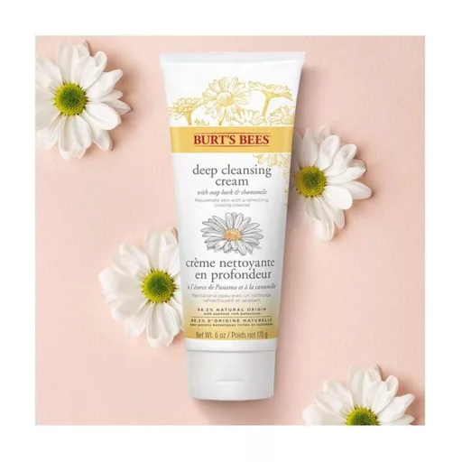 Burt’s Bees Deep Cleansing Cream természetes arclemosó kókuszolajjal és kamillával