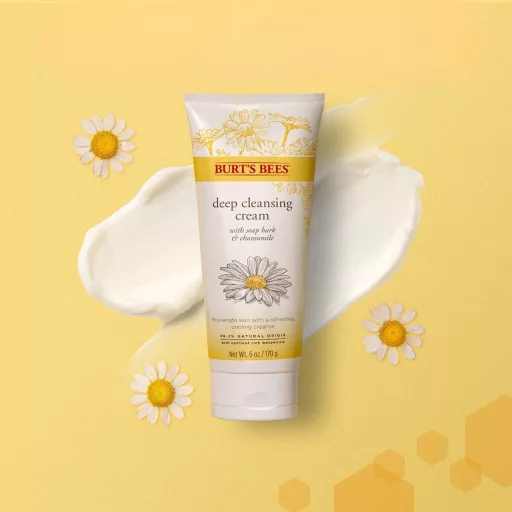 Burt’s Bees Deep Cleansing Cream természetes arclemosó kókuszolajjal és kamillával