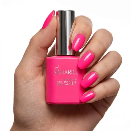 Sintario Géllakk 32 – neon hot pink HEMA mentes géllakk