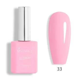 Sintario Géllakk 33 – lágy pasztell rózsaszín árnyalat, HEMA mentes, 10ml