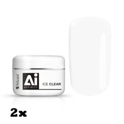 Átlátszó clear építő zselé műkörömépítéshez – Affinity Ice Clear 200g