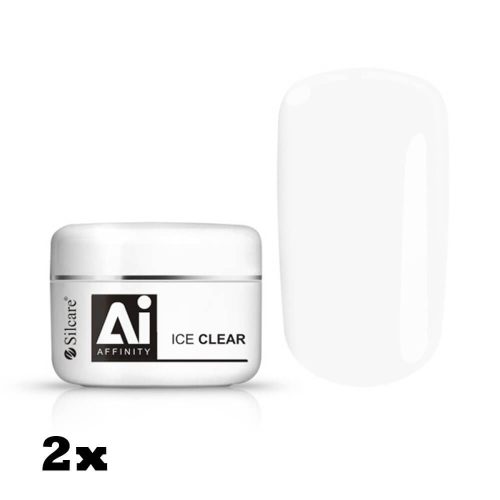 Átlátszó clear építő zselé műkörömépítéshez – Affinity Ice Clear 200g