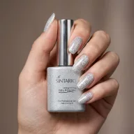Sintario Géllakk 146 - teljes fedésű ezüst csillámos, HEMA mentes, 10ml