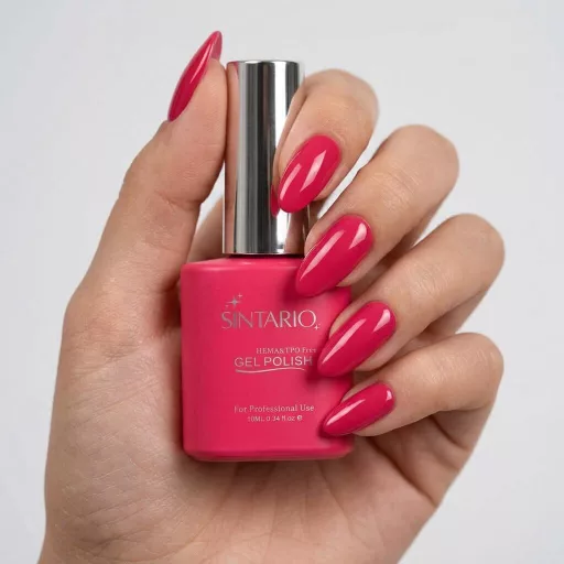 Sintario Géllakk 30 – neon magenta-pink árnyalat, HEMA mentes, 10ml