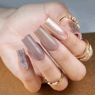 MollyLac géllakk Praline Perfection Nr. 351 – bézs nude árnyalat
