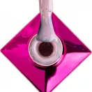 MollyLac géllakk Transparent glitter pink Nr. 23 – áttetsző rózsaszín kék csillámokkal