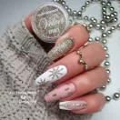 MollyLac Géllakk Naomi Nr. 203 – karamell bézs és rózsaszín árnyalat