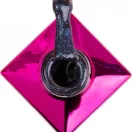 MollyLac Deep Galaxy 218 géllakk – tengerészkék színű csillámos géllakk