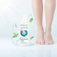 Bielenda Izzadásgátló Láb spray – frissítő és izzadáscsökkentő lábápoló spray mindennapi használatra