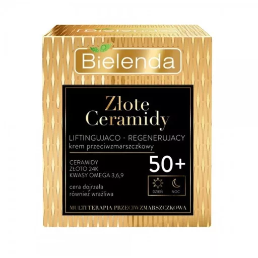 Bielenda Golden Ceramides Lifting Hatású Ránctalanító Arckrém 50+