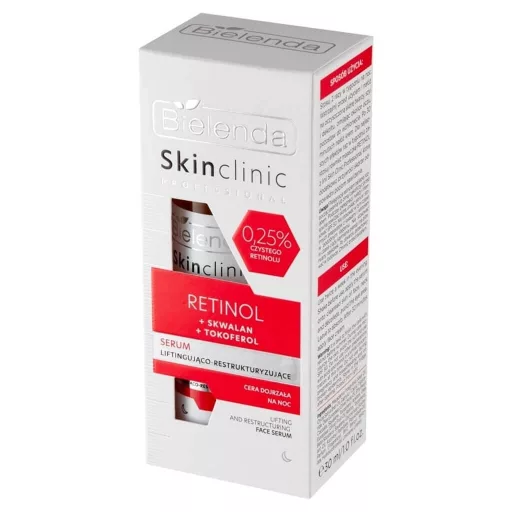 Bielenda Retinol Éjszakai Lifting Szérum – 0,25% retinol, szkvalán, E-vitamin