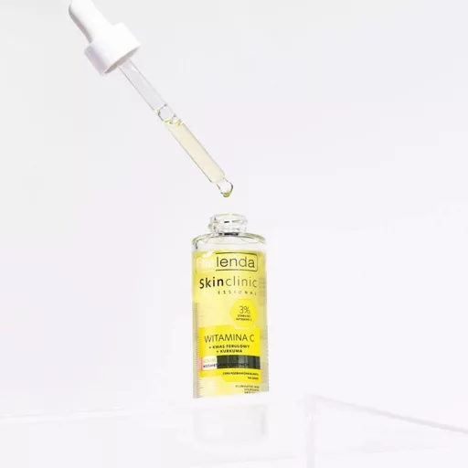 Bielenda Világosító és Tápláló C Vitamin Szérum – 3% C-vitamin, ferulinsav, kurkuma