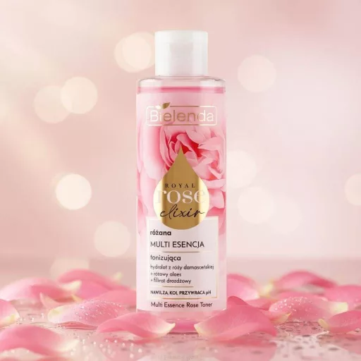 Bielenda Royal Rose Multi Tonizáló Eszencia – rózsavizes, hidratáló tonik minden bőrtípusra