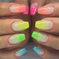 Neon Glow Glitter 03#