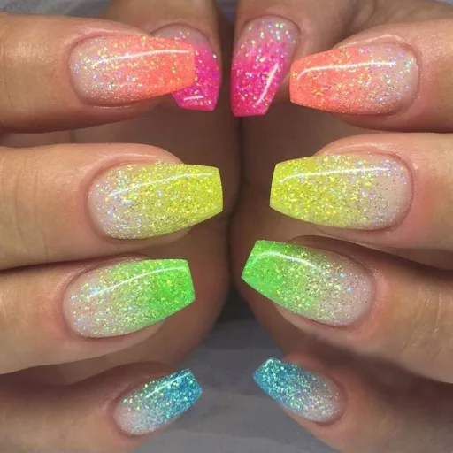 Neon Glow Glitter 05#