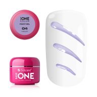 Silcare Base One Paint gel, díszítő zselé, Violet 04#