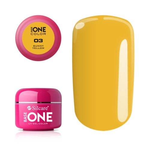 Silcare Base One Color, Sunny Yellow 03#