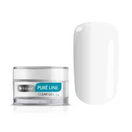 Silcare Pure Line Clear Építőzselé 15g – önterülő savmentes átlátszó építőzselé