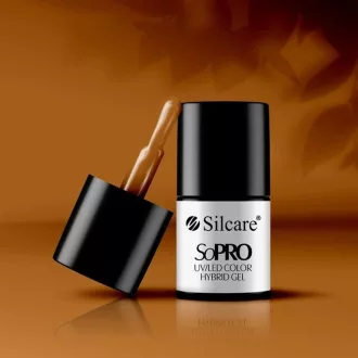 Silcare SoPro HEMA Free Géllakk 50# – mézeskaramella barna HEMA mentes őszi géllakk