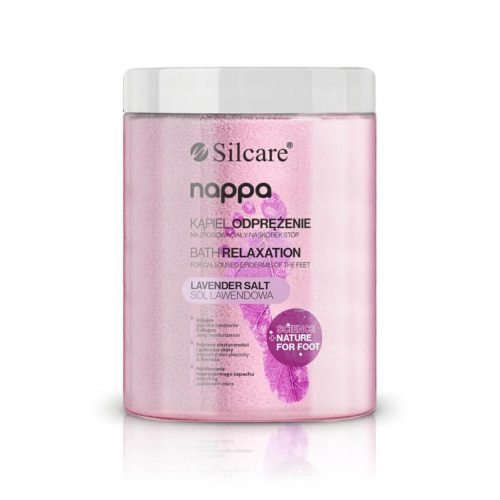 Silcare Relaxing levendulás lábsó – aromaterápiás sós lábfürdő 1250 g