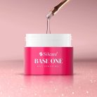 Silcare Base One Misty Rose csillámos építőzselé – rózsaszín UV zselé csillámokkal