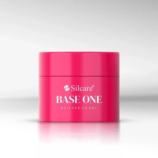 Silcare Base One építőzselé – Clear 50g, profi körömépítéshez