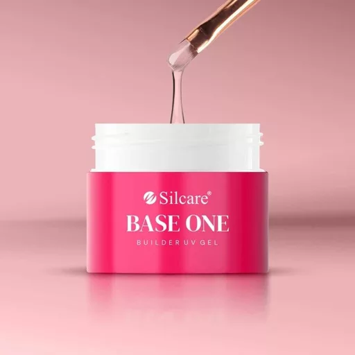 Silcare Base One Cover Medium 50g építőzselé – közepes árnyalatú, természetes hatású körömágy zselé
