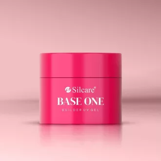 Silcare Base One Thick Cover 50g - professzionális fedő építőzselé sablonhoz és tip-hez