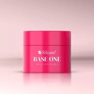 Silcare Base One French Pink 50g – professzionális félig átlátszó építőzselé francia körömhöz