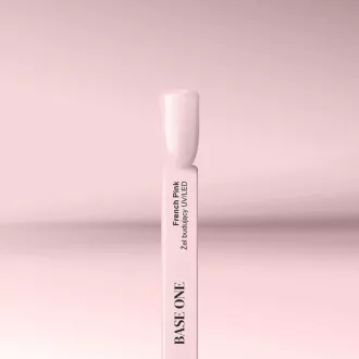 Silcare Base One French Pink 50g – professzionális félig átlátszó építőzselé francia körömhöz