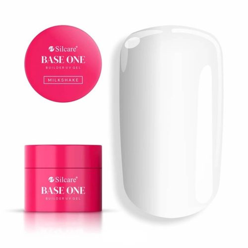 Silcare Base One Milkshake 50g építőzselé – tejszerű árnyalat francia manikűrhöz