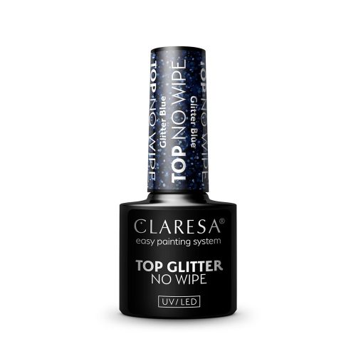 Claresa Fixálásmentes Fedőzselé, glitter blue