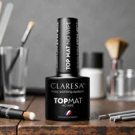 Claresa Top Mat No Wipe – fixálásmentes matt fedőlakk karcálló, nem sárgul