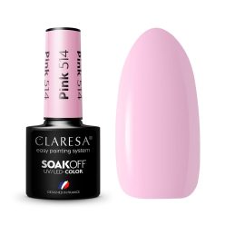 Claresa Gél lakk PINK 514#