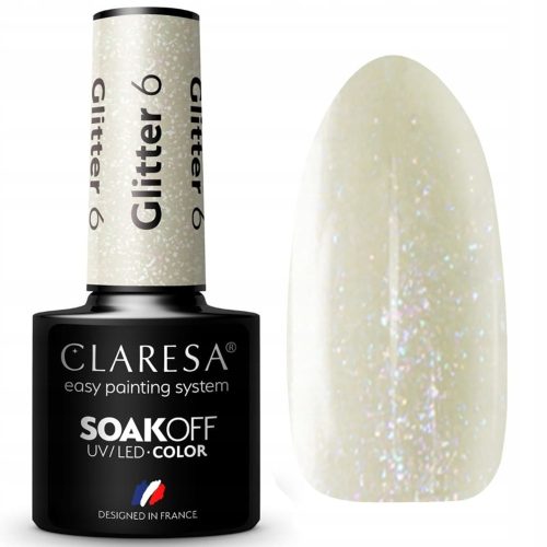 Claresa Gél lakk GLITTER 06#
