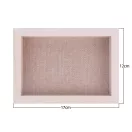 Fa keretes bemutató doboz 12x17 cm