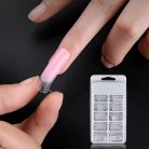 Dual Formy (Reverse) tip POLYgel-hez – 100 db újrahasználható köröm tip