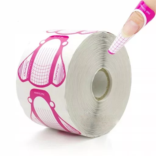 SUNONE Lepke sablon 500 db – erős tapadású, precíz körömépítő sablon