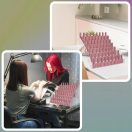 5 polcos átlátszó plexi lakktartó állvány – 50 géllakkhoz