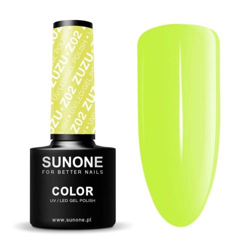 Sunone Géllakk Z02 Zuzu – neon sárga géllakk tartós hatással
