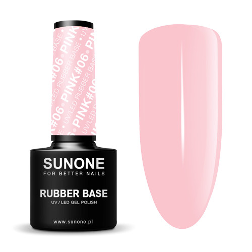 Sunone Rubber Base Pink 06#