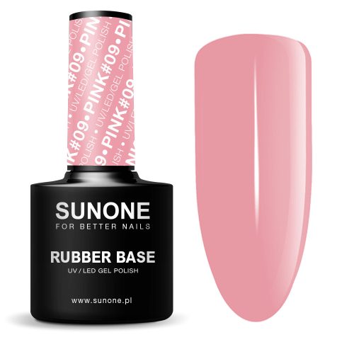 Sunone Rubber Base Pink 09#