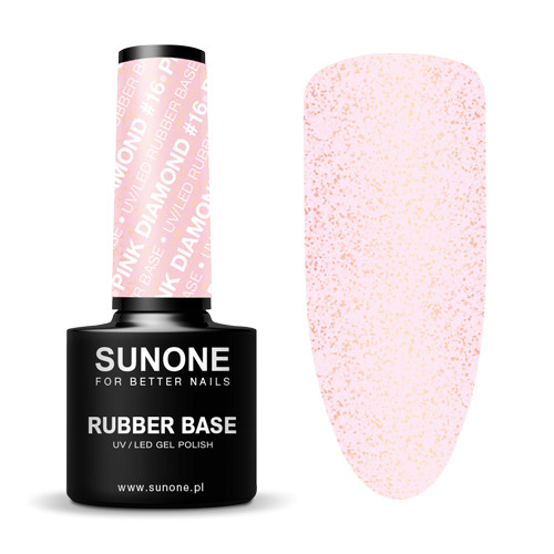 Sunone Rubber Base Pink Diamond 16#