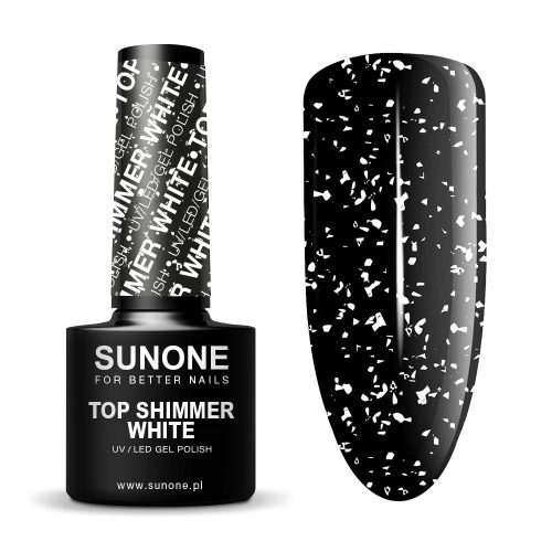 Sunone Top Shimmer White