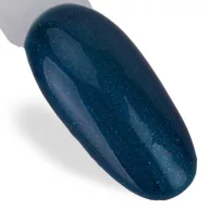 MollyLac Glamour Reflections 44 géllakk – sötétkék–smaragdzöld árnyalat finom csillámokkal