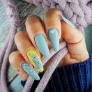 MollyLac Summer breeze Nr. 104 világoskék géllakk elegáns nyári árnyalatban