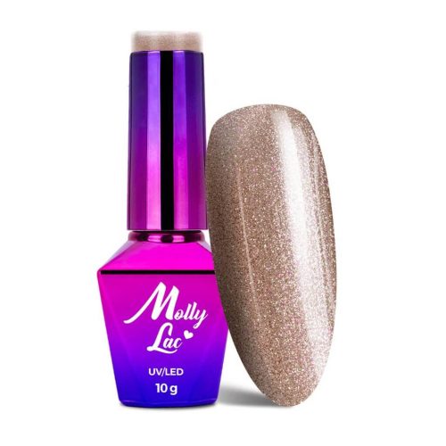 MollyLac Géllakk - Moscato Fizz Nr. 385 csillámos esküvői géllakk