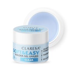 Claresa Soft&Easy Builder zselé, Clear 12g