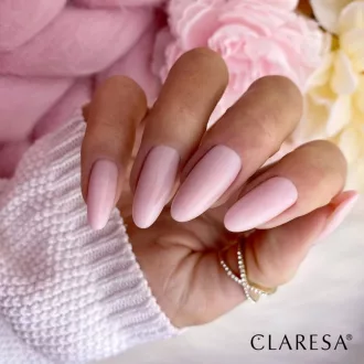 Claresa Soft&Easy Builder zselé Milky Pink – professzionális körömépítéshez